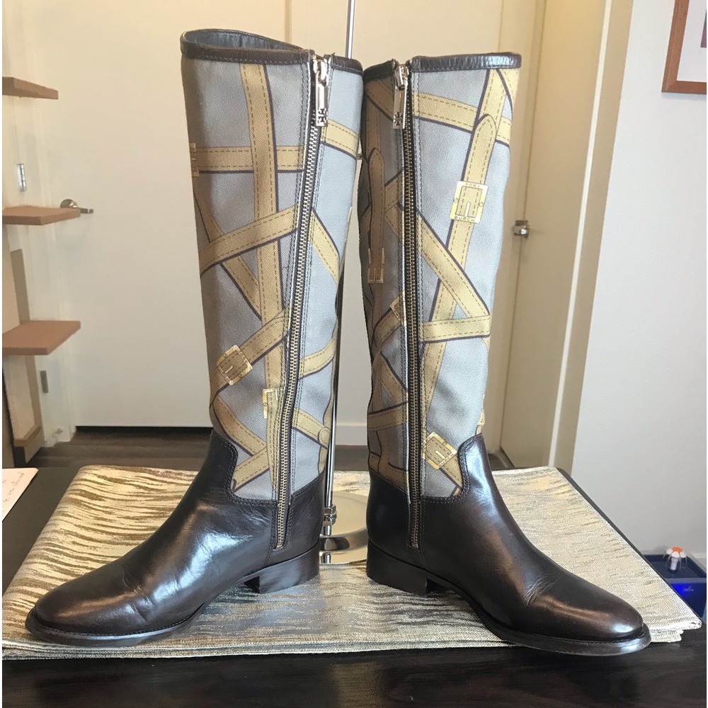 Gorgeous Tory Burch tall boots! Worn very little! These have full length zipper!